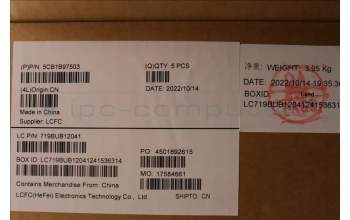 Lenovo 5CB1B97503 C-Cover with keyboard,Nordic,Abyss Blue,Non_FingerPrint