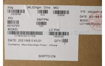 Lenovo 5CB1B97556 Tastatur inkl. Topcase ASM_KOR L82H9 NFPA/GDIS