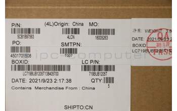 Lenovo 5CB1B97563 Tastatur inkl. Topcase deutsch L82H9 NFPA/GDIS