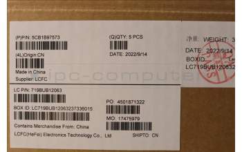 Lenovo 5CB1B97573 Tastatur inkl. Topcase ASM_TUR L82H9 NFPA/GDIS