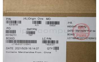 Lenovo 5CB1B97605 Tastatur inkl. Topcase ASM_UK L82H9 NFPA/GUMA