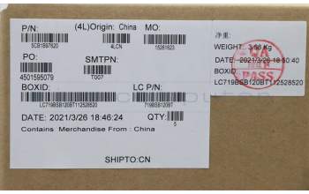 Lenovo 5CB1B97620 Tastatur inkl. Topcase ASM_ENG L82H7 AB FP BLD