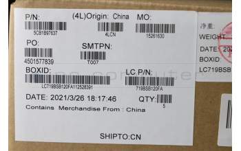 Lenovo 5CB1B97637 Tastatur inkl. Topcase ASM_RUS L82H7 AB FP BLD