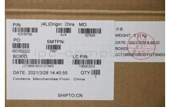 Lenovo 5CB1B97682 Tastatur inkl. TopcaseASM_CZE/SLKL82H7ABNFPBLD