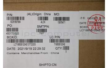 Lenovo 5CB1B97684 Tastatur inkl. TopcaseASM_EUROENGL82H7ABNFPBLD