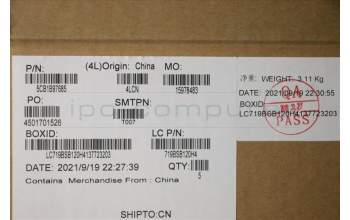 Lenovo 5CB1B97685 Tastatur inkl. Topcase ASM_FRA L82H7 AB NFPBLD