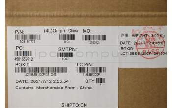 Lenovo 5CB1B97772 Tastatur inkl. Topcase ASM_FRA L82H7 ABNFPNBLD