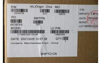 Lenovo 5CB1B97784 Tastatur inkl. TopcaseASM_EUROENGL82H7ABNFPNBLD