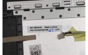 Lenovo 5CB1B97798 Tastatur inkl. Topcase ASM_FRA L82H7 AG FP BLD