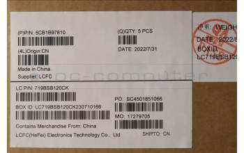 Lenovo 5CB1B97810 Tastatur inkl. Topcase ASM_LA SPA L82H7AGFPBLD