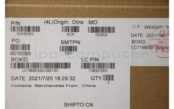 Lenovo 5CB1B97812 Tastatur inkl. Topcase ASM_POR L82H7 AG FP BLD