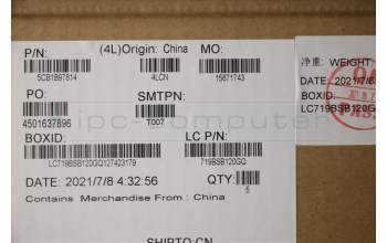 Lenovo 5CB1B97814 Tastatur inkl. Topcase ASM_SLV L82H7 AG FP BLD