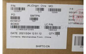 Lenovo 5CB1B97817 Tastatur inkl. Topcase ASM_TC L82H7 AG FP BL D