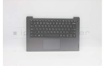 Lenovo 5CB1C04387 C-Abdeckung mit Tastatur, Englisch (US, Euro), Arktisgrau, Ohne_Hintergrundbeleuchtung, Fingerabdruck