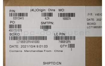 Lenovo 5CB1C04415 Tastatur inkl. Topcase ASM_POR L82H7 AG NFPBLD