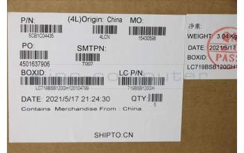 Lenovo 5CB1C04435 Tastatur inkl. Topcase ASM_KOR L82H7 AGNFPNBLD