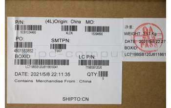 Lenovo 5CB1C04480 Tastatur inkl. Topcase ASM_ENG L82H7 SD FP BLD