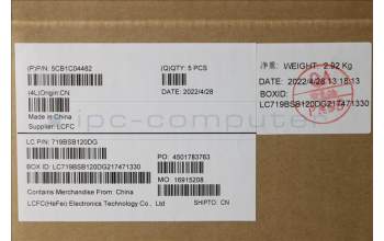 Lenovo 5CB1C04482 Tastatur inkl. Topcase ASM_FRA L82H7 SD FP BLD