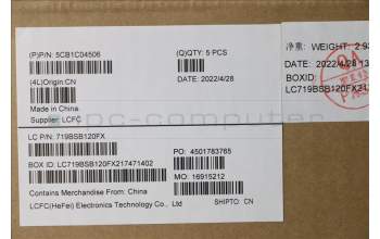Lenovo 5CB1C04506 Tastatur inkl. Topcase ASM_USA ENGL82H7SDFPBLD