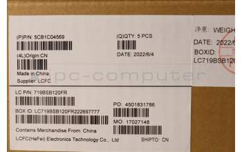 Lenovo 5CB1C04569 Tastatur inkl. Topcase ASM_USAENGL82H7SDNFPBLD