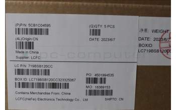 Lenovo 5CB1C04595 Tastatur inkl. TopcaseASM_CZE/SLKL82H7SDNFPNBLD