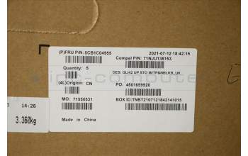 Lenovo 5CB1C04955 Tastatur inkl. TopcaseASM_UK C82L3 StoNBL