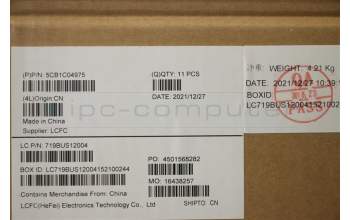 Lenovo 5CB1C04975 COVER LCD Cover L 81X7 BK