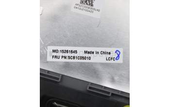 Lenovo 5CB1C05010 Tastatur inkl. Topcase ASM_UK L81X7 NFPPGYDIS