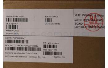 Lenovo 5CB1C05041 Tastatur inkl. Topcase ASM_IT L81X7 FPPGYDIS