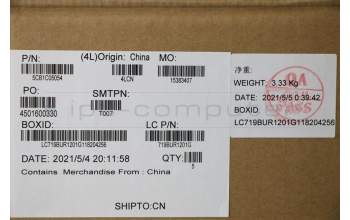 Lenovo 5CB1C05054 Tastatur inkl. Topcase ASM_AR-EL81X7PGYDIS