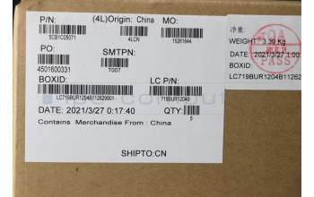 Lenovo 5CB1C05071 Tastatur inkl. Topcase ASM_UK L81X7 NFPABDIS