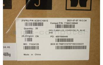 Lenovo 5CB1C10513 COVER LCD Cover C 81YH P30_PL_BLUE N