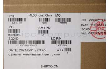 Lenovo 5CB1C14888 Tastatur inkl. TopcaseASM_USAENGL82JQSGw/WHWRF