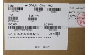 Lenovo 5CB1C14891 Tastatur inkl. TopcaseASM_GERL82JQSGw/WHWRF
