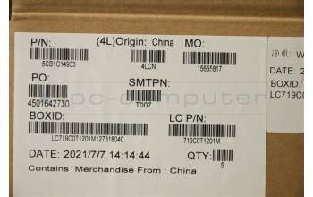Lenovo 5CB1C14933 Tastatur inkl. TopcaseASM_NORDICL82JQSTw/BUWRF