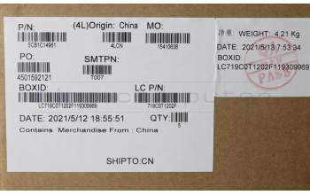 Lenovo 5CB1C14961 Tastatur inkl. TopcaseASM_ITAL82JQSGw/RGBWRF