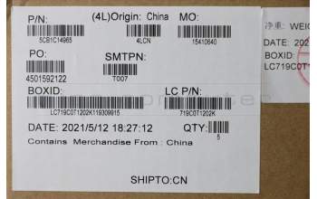 Lenovo 5CB1C14965 Tastatur inkl. TopcaseASM_NORDICL82JQSGw/RGBWRF