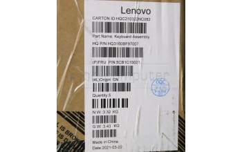 Lenovo 5CB1C15021 Tastatur inkl. Topcase deutsch H 82CY IG