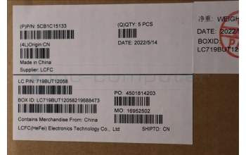 Lenovo 5CB1C15133 Tastatur inkl. Topcase ASM_BEL L81X8 FPPGDIS