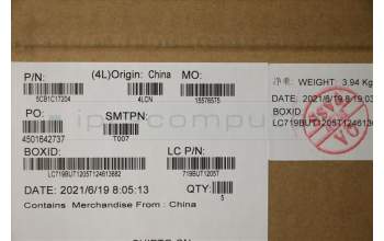 Lenovo 5CB1C17204 Tastatur inkl. Topcase ASM_ITA L81X8 NFPBKDIS