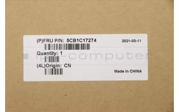 Lenovo 5CB1C17274 Tastatur inkl. Topcase ASM_FRA L81X8 NFPPGDIS