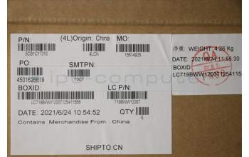 Lenovo 5CB1C17310 Tastatur inkl. TopcaseASM_EURO ENGL82M0STO_GY