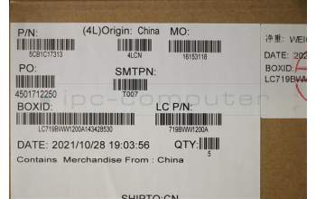 Lenovo 5CB1C17313 Tastatur inkl. TopcaseASM_FRA/ENGL82M0STO_GY