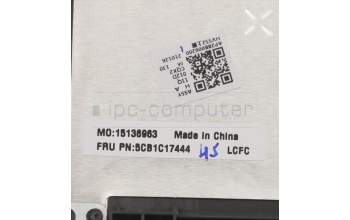 Lenovo 5CB1C17444 Tastatur inkl. Topcase ASM_ENG L82NB IG DIS