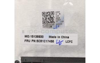 Lenovo 5CB1C17456 Tastatur inkl. Topcase ASM_FRA L82NB IG DIS