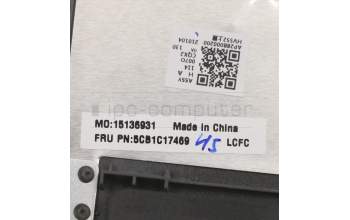 Lenovo 5CB1C17469 Tastatur inkl. Topcase ASM_CZE/SLK L82NB IGDIS