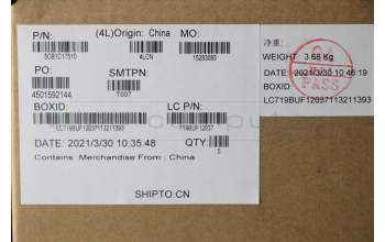 Lenovo 5CB1C17510 Tastatur inkl. Topcase ASM_CZE/SLK L82KD BKTEX