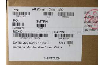 Lenovo 5CB1C18832 Tastatur inkl. Topcase ASM_GRE L82KD BK TEX