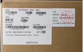 Lenovo 5CB1C18850 Tastatur inkl. Topcase ASM_TUR L82KD BK TEX