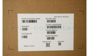 Lenovo 5CB1C18894 Tastatur inkl. Topcase ASM_UK WT 82KF SR